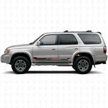 Karierte Flaggen-Seitenstreifen Vinyl-Aufkleber für Toyota 4Runner 1995-2002_3
