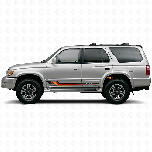 Vinyl-Aufkleber im Vintage-Stil Seitenstreifen für Toyota 4Runner 1995-2002