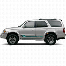 Vinyl-Aufkleber im Vintage-Stil Seitenstreifen für Toyota 4Runner 1995-2002_2