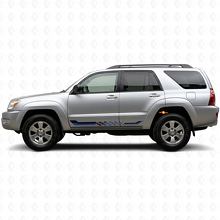 Schachbrettflaggen-Seitenstreifen Aufkleber für Toyota 4Runner 2002-2009_2