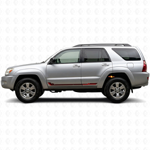 Racing-Style Seitenstreifen Vinyl-Aufkleber für Toyota 4Runner 2002-2009_3
