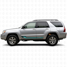 Vinyl-Aufkleber im Vintage-Stil Seitenstreifen für Toyota 4Runner 2002-2009_2