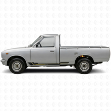 Gebogene Streifen Schweller-Vinylaufkleber für Toyota Hilux 1968-1972_2