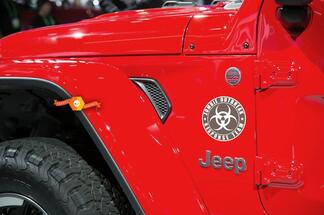Jeep Rubicon Wrangler Zombie Outbreak Response Team Wrangler Aufkleber Nr. 11