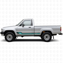 Vintage-Stil Seitenstreifen Vinyl-Aufkleber für Toyota Hilux 1983-1988_2