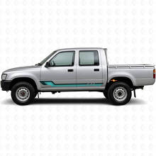 Vintage-Stil Seitenstreifen Vinyl-Aufkleber für Toyota Hilux 1988-1997_2