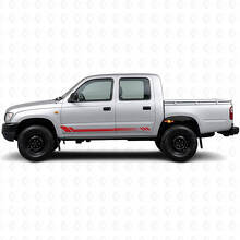 Honeycomb-Streifen Seitenvinylaufkleber für Toyota Hilux 1997-2004_3