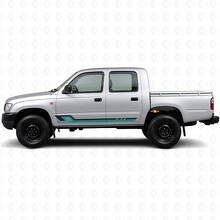 Vintage-Stil Seitenstreifen Vinyl-Aufkleber für Toyota Hilux 1997-2004_2