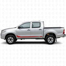 Honeycomb-Streifen Seitenvinylaufkleber für Toyota Hilux 2004-2015_3