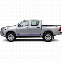 Wabenstreifen Seiten-Vinylaufkleber für Toyota Hilux 2015+_2
