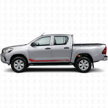 Wabenstreifen Seiten-Vinylaufkleber für Toyota Hilux 2015+_3