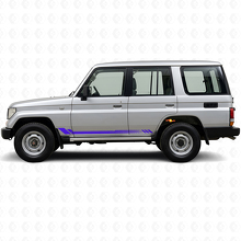 Wabenstreifen Seitenvinylaufkleber für Toyota Land Cruiser Prado 1990-1996_2