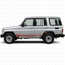 Wabenstreifen Seitenvinylaufkleber für Toyota Land Cruiser Prado 1990-1996_3