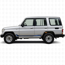 Rennstil Seitenstreifen Vinyl-Aufkleber für Toyota Land Cruiser Prado 1990-1996_2