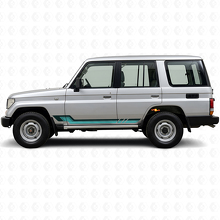 Vintage-Stil Seitenstreifen Vinyl-Aufkleber für Toyota Land Cruiser Prado 1990-1996_2