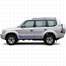 Honigwaben-Streifen Seiten-Vinylaufkleber für Toyota Land Cruiser Prado 1996-2002_2