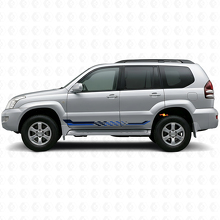 Schachbrettmuster Seitenstreifen Vinyl-Aufkleber für Toyota Land Cruiser Prado 2002-2009_2