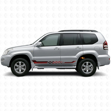 Schachbrettmuster Seitenstreifen Vinyl-Aufkleber für Toyota Land Cruiser Prado 2002-2009_3