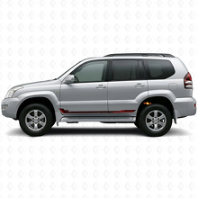 Racing Style Seitenstreifen Vinyl-Aufkleber für Toyota Land Cruiser Prado 2002-2009_3