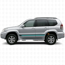 Vintage Gerade Streifen Seiten-Vinylaufkleber für Toyota Land Cruiser Prado 2002-2009_2