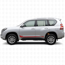 Honigwaben-Streifen Seiten-Vinylaufkleber für Toyota Land Cruiser Prado 2009-2023_3