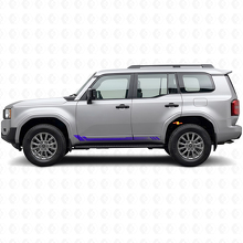 Wabenstreifen Seiten-Vinyl-Aufkleber für Toyota Land Cruiser Prado 2023+_2