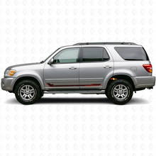 Rennstil Seitenstreifen Vinylaufkleber für Toyota Sequoia 2000-2007_3