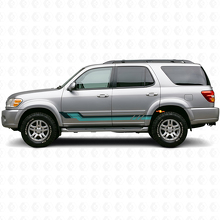 Vinyl-Aufkleber im Vintage-Stil Seitliche Streifen für Toyota Sequoia 2000-2007_2