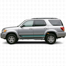Vintage Gerade Streifen Seiten-Vinylaufkleber für Toyota Sequoia 2000-2007_2