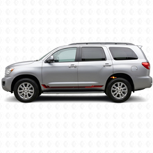 Rennstil Seitenstreifen Vinyl-Aufkleber für Toyota Sequoia 2007-2022_3