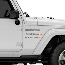Zombie-Resistenz-Corps Vinyl-Aufkleber für Jeep Wrangler Rubicon_2