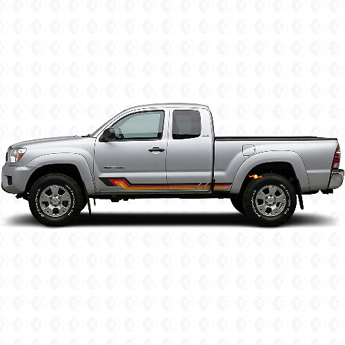 Vintage-Stil Seitenstreifen Vinyl-Aufkleber für Toyota Tacoma 2004-2015_1