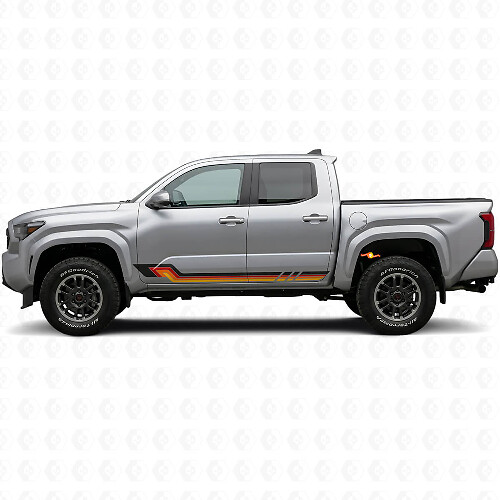 Vintage-Stil Seitenstreifen Vinyl-Aufkleber für Toyota Tacoma 2023+