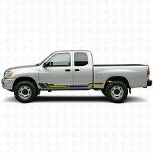 Gewölbte Streifen Einstieg Vinylaufkleber für Toyota Tundra 1999-2006_2