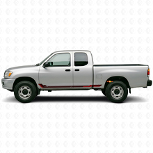 Rennstil Seitenstreifen Vinyl-Aufkleber für Toyota Tundra 1999-2006_3