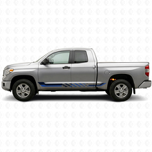 Schachbrett-Flaggen Seitenstreifen Vinylaufkleber für Toyota Tundra 2007-2021_2