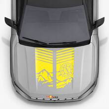 Mountain Style Motorhauben-Streifen Vinyl-Aufkleber für Jeep Compass 2026 2