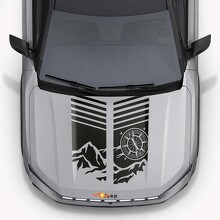 Mountain Style Motorhauben-Streifen Vinyl-Aufkleber für Jeep Compass 2026_4