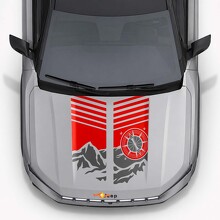 Mountain Style Motorhauben-Streifen Vinyl-Aufkleber für Jeep Compass 2026_5