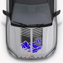 Mountain Style Motorhauben-Streifen Vinyl-Aufkleber für Jeep Compass 2026_6