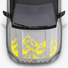 Mountain Style Motorhauben-Triple-Streifen Vinyl-Aufkleber für Jeep Compass 2026 3