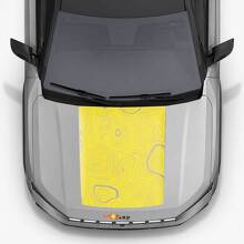 Topographischer Stil Motorhauben-Vinylaufkleber für Jeep Compass 2026_2