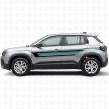 Vinyl-Aufkleber mit dreifachen Streifen für die Türseite des Jeep Avenger 2023+_2