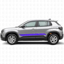 Topografische Stilstreifen Seiten-Vinylaufkleber für Jeep Avenger 2023+_2