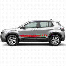 Topografische Stilstreifen Seiten-Vinylaufkleber für Jeep Avenger 2023+_3