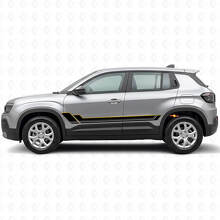 Twin-Stripes Türen Vinyl-Aufkleber-Kit für Jeep Avenger 2023+_2