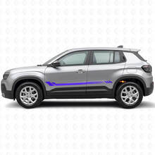 Honeycomb-Streifen Seiten-Vinylaufkleber für Jeep Avenger 2023+_2