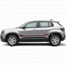 Rennstil Seitenstreifen Vinylaufkleber für Jeep Avenger 2023+_3