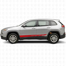 Dekoratives Seitenstreifen-Vinylaufkleber-Set für Jeep Cherokee KL 2013-2023_3