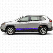 Topografische Streifen Seiten-Vinylaufkleber für Jeep Cherokee KL 2013-2023_2